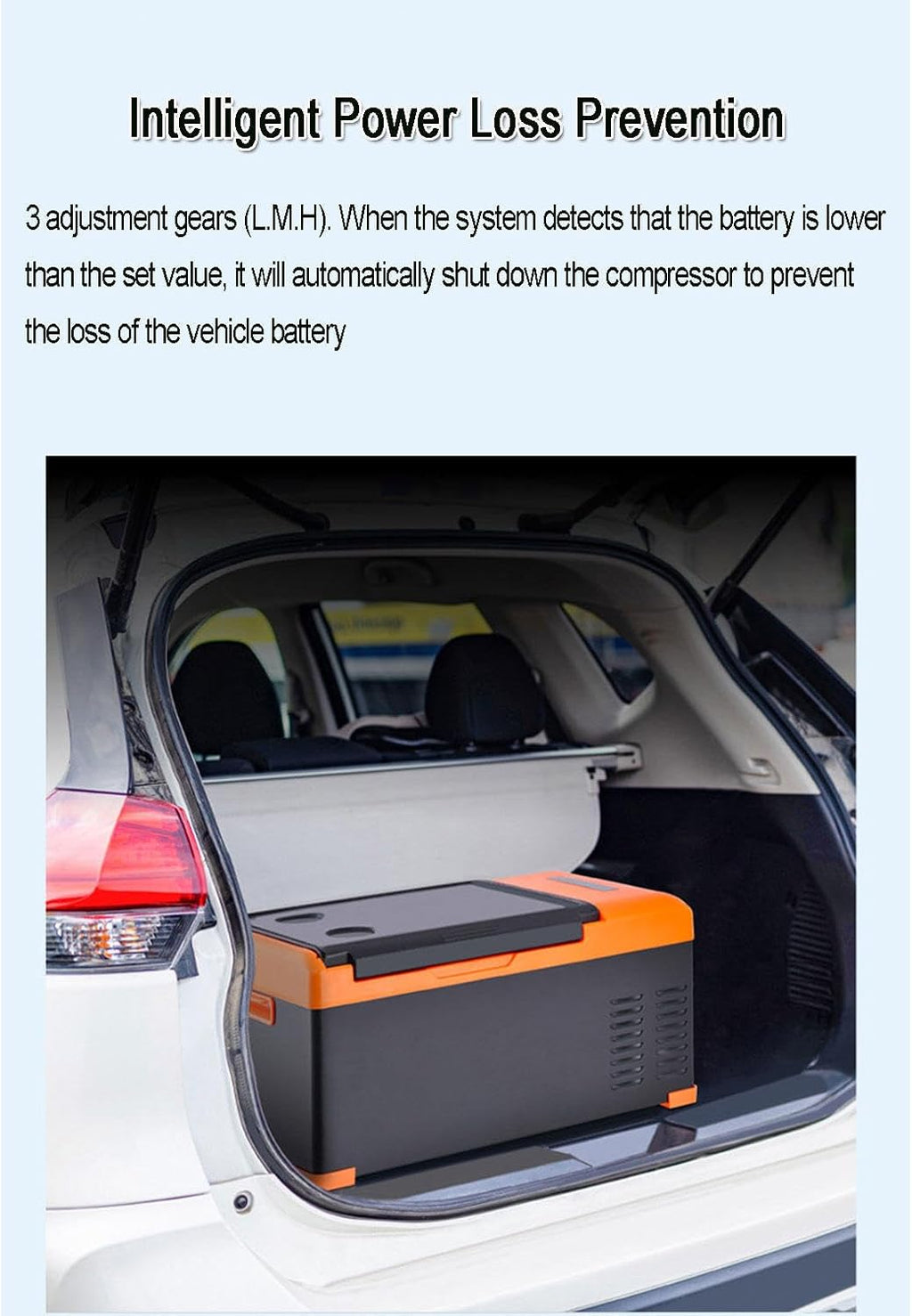 Car Refrigerator 12V/24V Refrigeration Insulation Box Car Refrigerator 20 Liter Capacity Portable Electric Car Cooler for Car, RV, Truck Van Boat Camping Travel