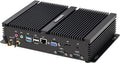 KINGDEL Fanless Desktop PC, i7 12th Gen. 10 Cores CPU Office Computer, 64GB DDR4 RAM, 2TB NVMe SSD, WiFi 6E+BT 5.3, HD Port, VGA, 2xCOM RS232, 4K: 4096x2304, Silent Working