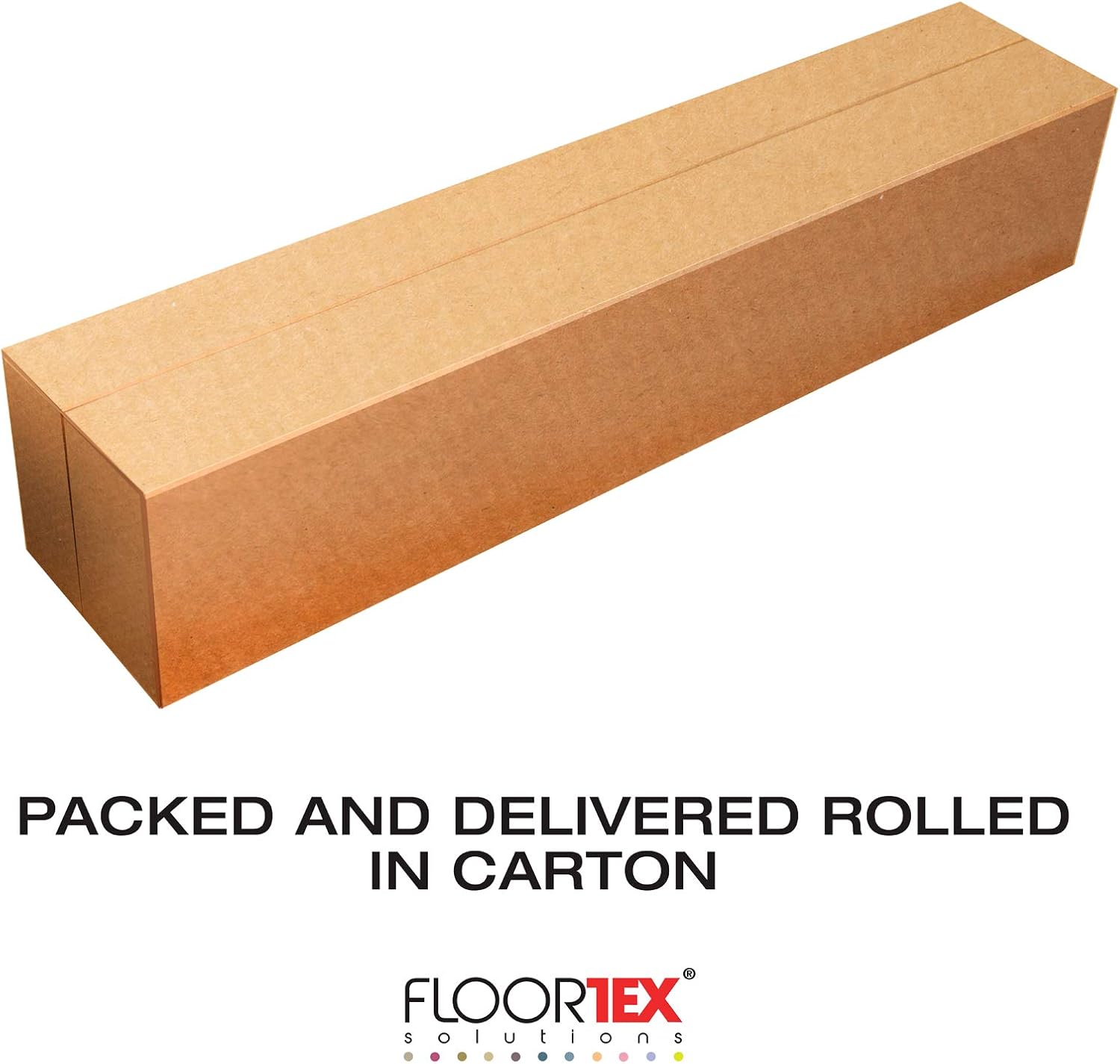 Floortex® Ultimat® Strong Polycarbonate Lipped Chair Mat for Hard Floor - 35' x 47' - Ships Rolled