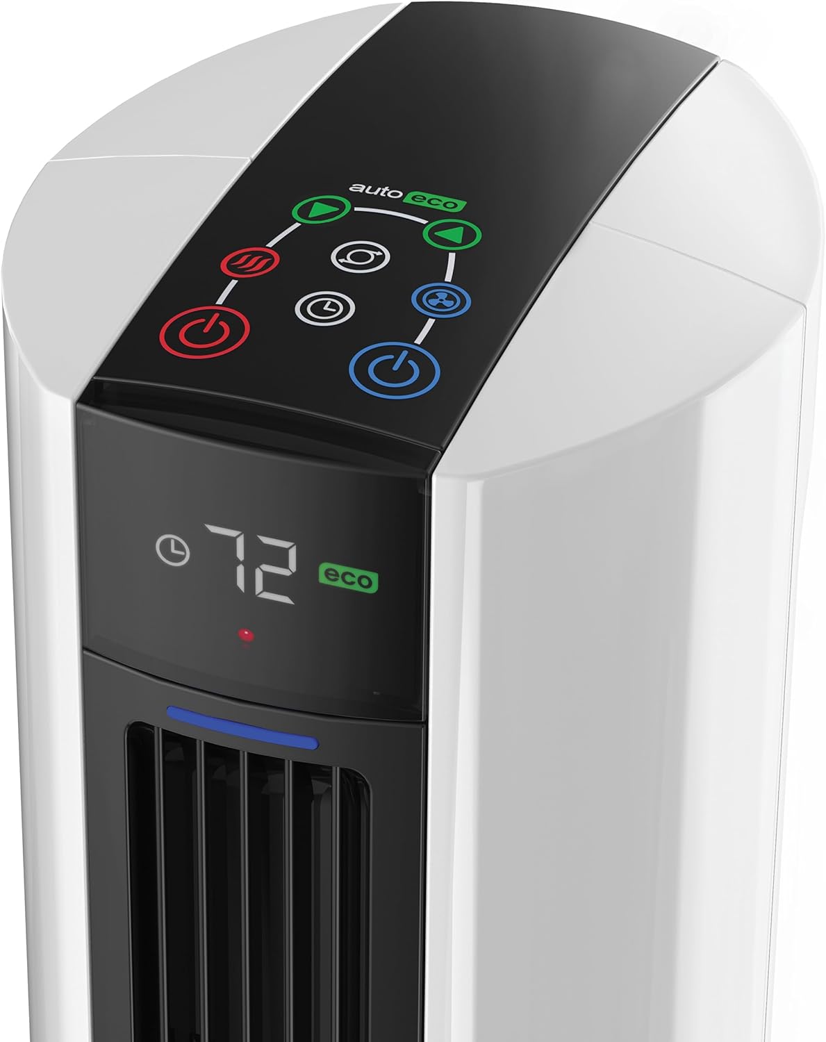 Lasko Oscillating All Season Tower Fan and Space Heater in One for Home with Adjustable Thermostat, Overheat Protection, 4 Fan Speeds, 3 Heat Settings and Remote, 42 Inches, 1500W, White, FH500