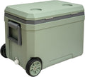 JUST-V 34-127 Quart Insulated Portable Cooler with Heavy Duty Wheels Keeps Ice for up to 5 Days, Great for Drink, Beach, Camping, Tailgating, Sports, & More