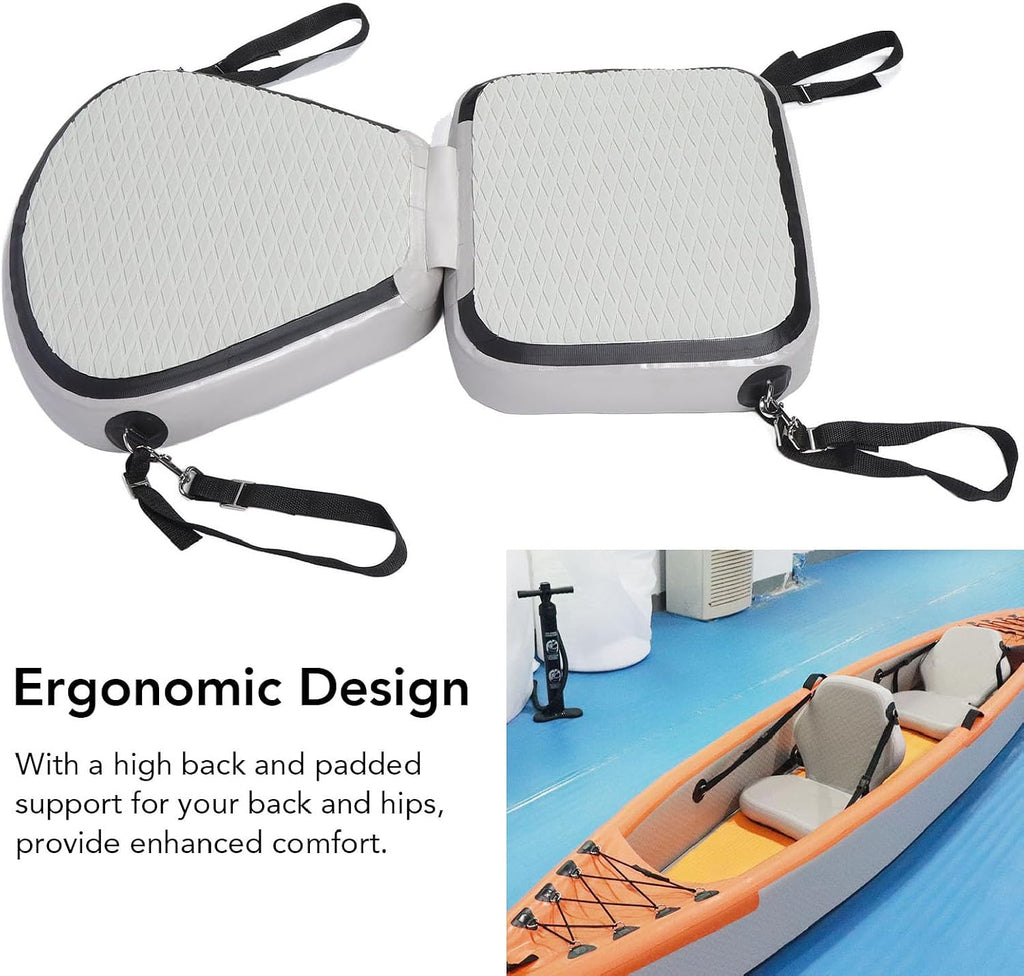 Detachable Paddle Board Seat Ergonomic Enhanced Comfort Adjustable Paddle Board Seat for Kayak Rowboat