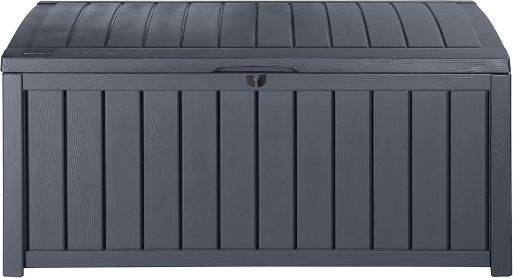 Tepro Keter Glennwood 17193522 Cushion Box 390 L Wood Look Plastic Anthracite