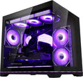 Ocean Park Black AI Gaming PC Gamer Desktop Computer, AMD Ryzen 7 9800X3D 8-Core 4.7GHz, RTX 5060 8GB, 16GB DDR5, 1TB PCIe SSD, 850W PSU, 360mm AIO & APP RGB Fan Control, Windows 11