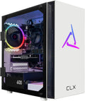 CLX Set Gaming PC - Intel Core i7 13700F 2.1GHz, GeForce RTX 4060, 1TB NVMe M.2 SSD, 16GB DDR5 Black Memory, CPU air Cooler, WiFi, Windows 11 Home, White