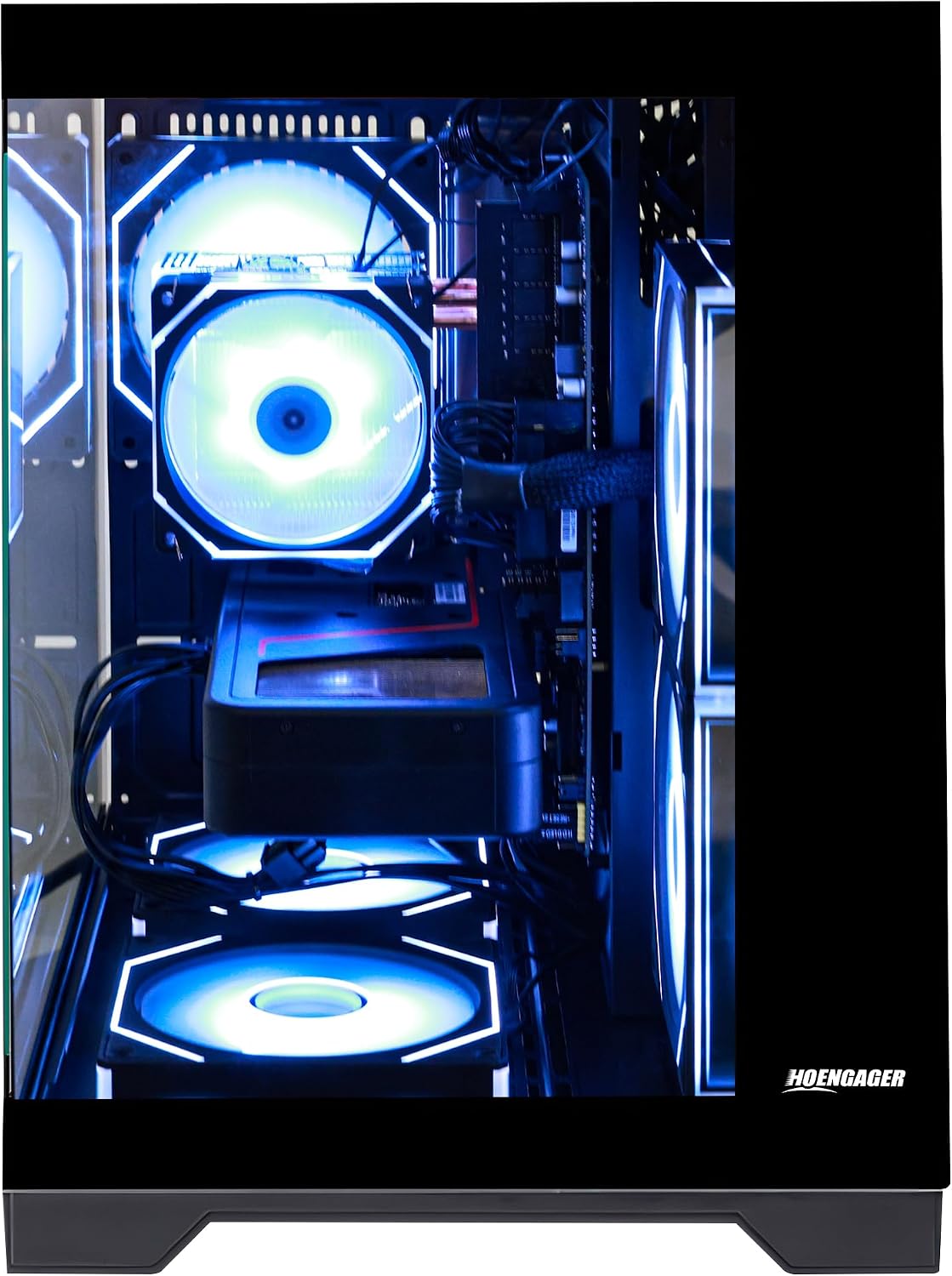 Prebuilt Gaming Pc Desktop Computer, Intel Core i5-14400F 10-Core, GeForce RTX 5060 8GB, 16GB DDR4 RAM, 1TB PCIe SSD, WiFi Bluetooth, Windows 11, Black Gaming Tower PC
