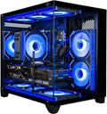 Panorama Radeon RX 9070 XT Gaming PC Desktop - AMD Ryzen 7 9800X3D Processor, 32GB DDR5 RAM, 2TB NVMe Gen4 M.2 SSD, WiFi 6E, HDMI, Windows 11 Pro - Best 2025 RGB Prebuilt Tower Computer for Gamers