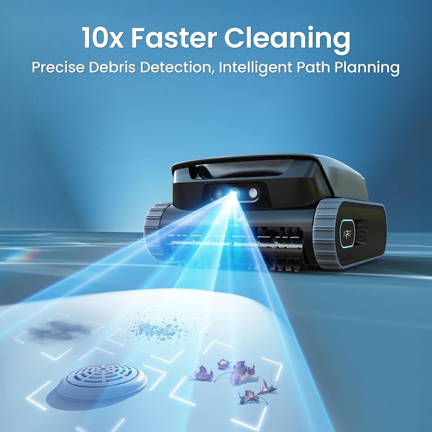 (2026 New) AIPER Experts Duo: Scuba V3 & EcoSurfer S2, 360° Top-to-Bottom Cleaning, 7 Day Hands-Free Care, 10x Faster Pool Cleaning with AI Patrol, Smart Parking & Water Quality Maintenance