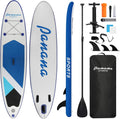 Panana Inflatable Stand Up Paddle Board, 10' SUP Paddleboard Kayak, Blow Up Paddle Boards for Adults Youth with Accessories Kit Anti-Slip EVA Deck