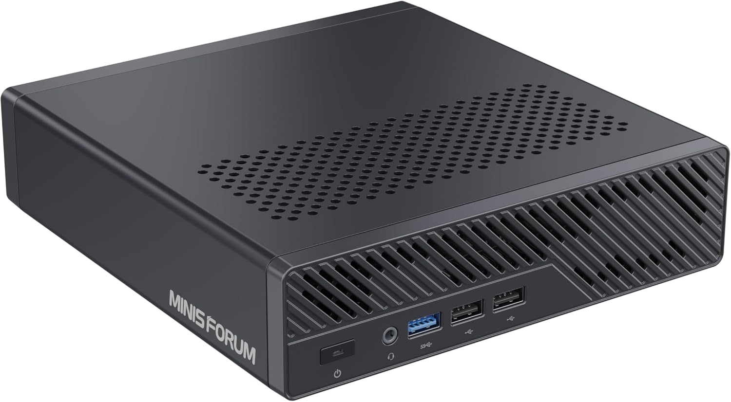 MINISFORUM ARM Mini Workstation Supporting UEFI Boot, Built-in ARM-Based CPU CP8180(12 C/12T, 2.6GHz, 45 Tops), 64GB LPDDR5 5500MHz RAM ECC Supported, M.2 SSD Slot, Dual 10G LAN,WiFi 6e/BT5.3