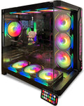 ARGB Gaming PC Desktop, i7-11700F (8-Core up to 4.9GHz), RTX 2080 Ti 11GB, 32GB DDR4 RAM, 1TB NVMe SSD, 800W PSU, Wi-Fi 6, Windows 11 – High-Performance Gaming & Streaming