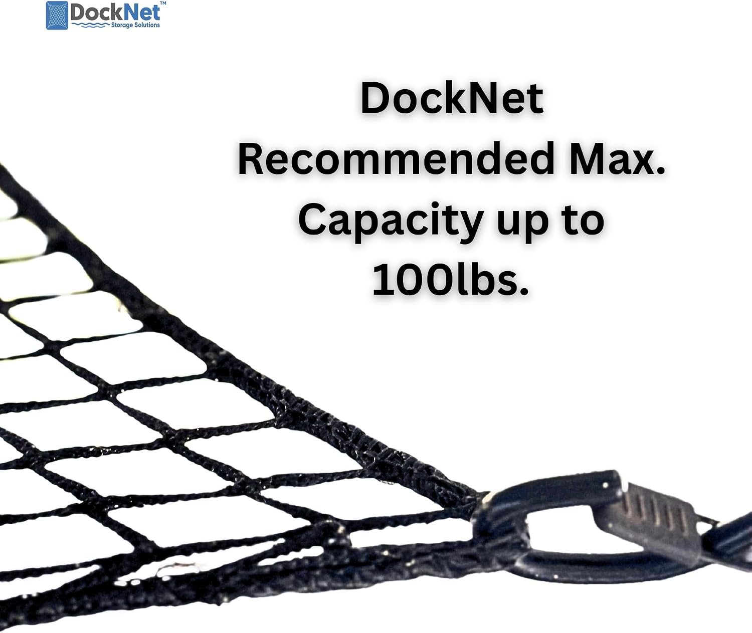 DockNet Storage Net – Heavy-Duty Boat Slip Organizer for Boat Docks | Easy Install Marine Storage Solution for Drying of Towables, Life Jackets, Paddleboards, Inflatables, etc