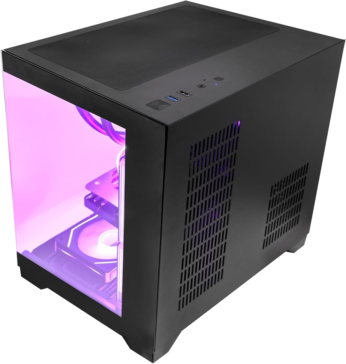 Gaming PC Desktop -AMD Ryzen 7 5700X 3.4 GHz -GeForce RTX 5060 8GB -16GB DDR4 RAM -1TB PCIe SSD -240mm AIO Water Cooled & RGB Fans -WiFi & BT -Windows 11 Tower Computer-Black