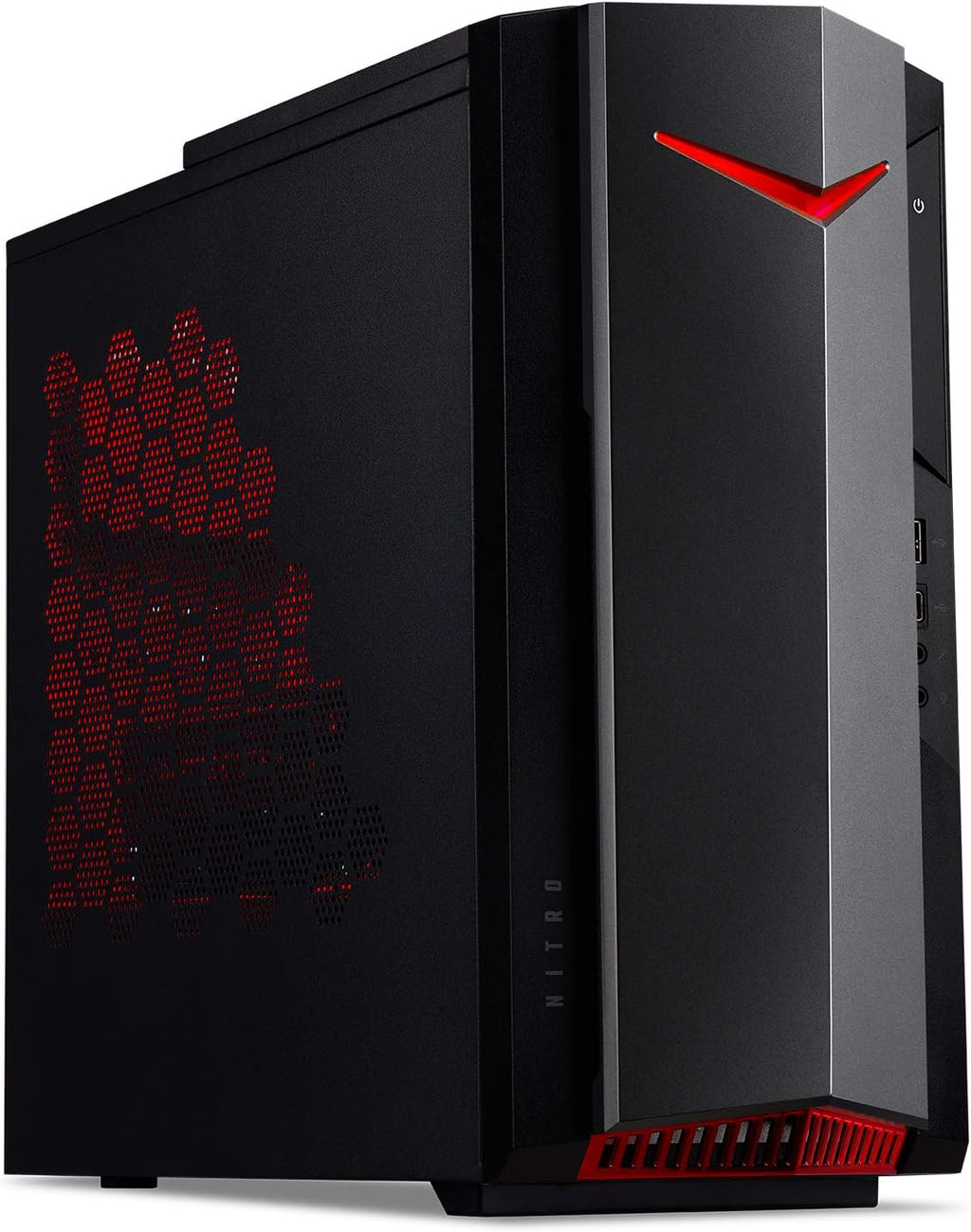 Acer Nitro 50 N50-620-UA91 Gaming Desktop | 11th Gen Intel Core i5-11400F 6-Core Processor | NVIDIA GeForce GTX 1650 | 8GB DDR4 | 512GB NVMe M.2 SSD | Intel Wi-Fi 6 AX201 |