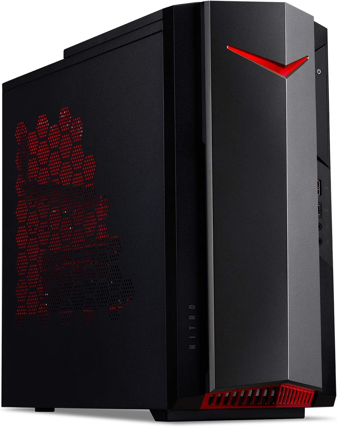 Acer Nitro 50 N50-620-UA91 Gaming Desktop | 11th Gen Intel Core i5-11400F 6-Core Processor | NVIDIA GeForce GTX 1650 | 8GB DDR4 | 512GB NVMe M.2 SSD | Intel Wi-Fi 6 AX201 |