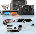 12V DC Under Dash Air Conditioner Heater Combo, 10000 BTU Universal 12 Volt A/C Unit Cooling Heating, 12V Underdash AC Kit with 20cc Electric Compressor for Auto Camper Truck Van Sedan Pickup Cab