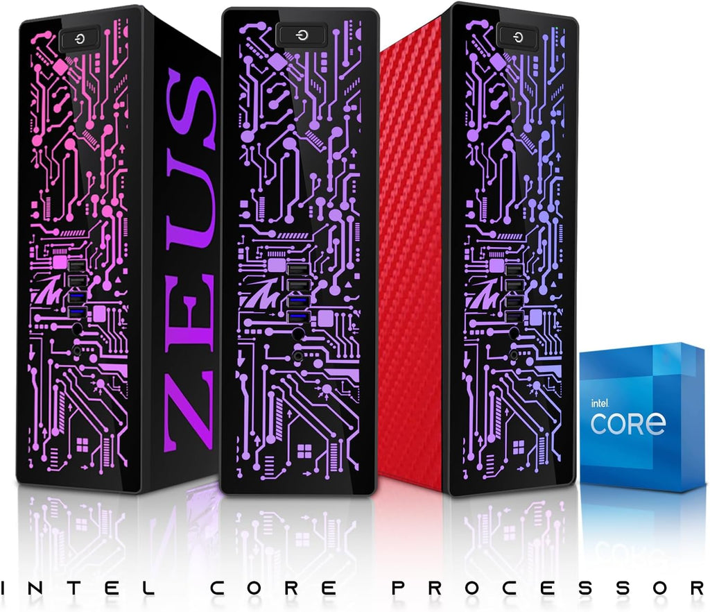 TechMagnet Gaming Desktop PC, Intel i5 6th Gen, Zeus Pro 6, GT 1030 2GB DDR5, 16GB RAM ARGB, 256GB SSD + 1TB HDD, RGB Kit, Windows 11 (Renewed)