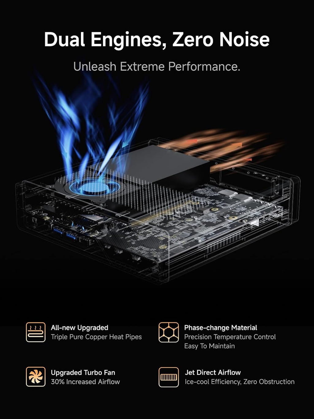 MINISFORUM MS-A2 Mini Workstation AMD Ryzen 9 9955HX(16C/32T, up to 5.4GHz) 96GB RAM 2TB SSD Mini PC, HDMI/2xUSB-C Triple Display Mini PC, 2x2.5G LAN Port|10G SFP+ Port, Support M.2 2280/22110/U.2 SSD
