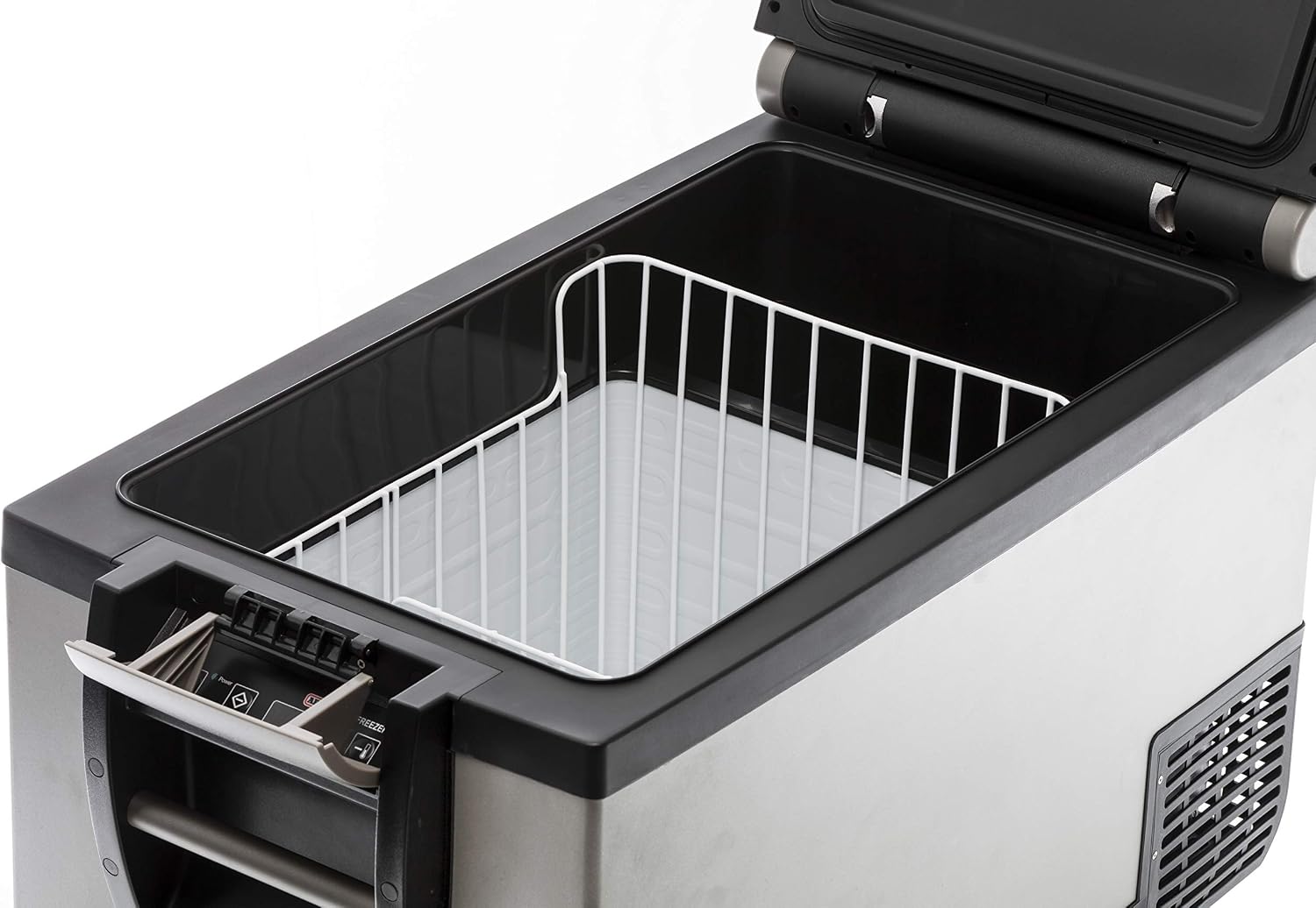 ARB 10801602 Portable Fridge Freezer 63 Quarts Electric Powered 12V/110V For Car, Boat, Truck, SUV, RV, Home Series II Black