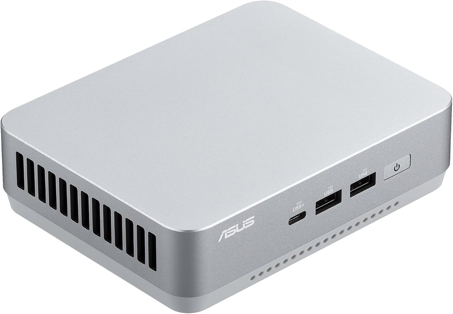 ASUS NUC 14 Pro+ Barebone with Intel 14thGen Core Ultra 7 155H (NPU Support), up to 96GB DDR5 RAM, Dual Storage, Thunderbolt 4, Wi-Fi 6E & Bluetooth 5.3, Silver Aluminum Chassis with VESA Mount