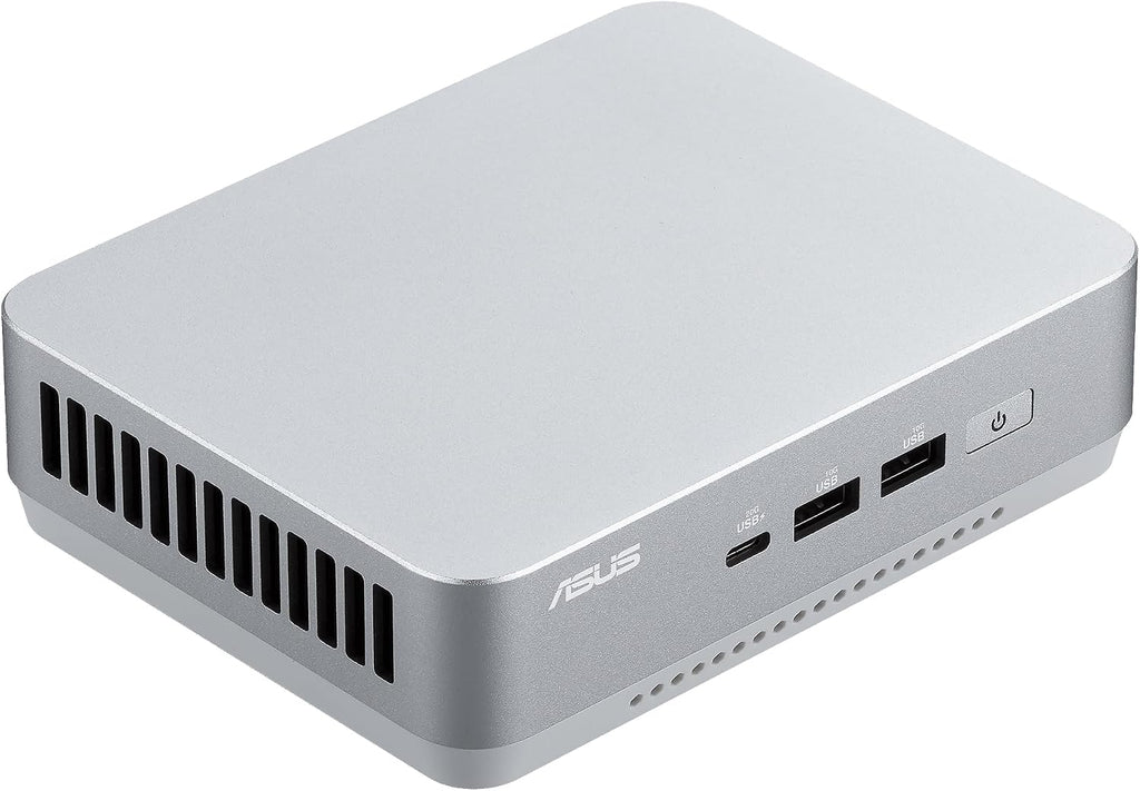 ASUS NUC 14 Pro+ Full System Mini PC with Intel 14th Gen Core Ultra 9 185H, 32GB DDR5 RAM, 1TB PCIe G4x4 NVMe SSD, Thunderbolt 4, Win 11 Home, Silver Aluminum Chassis, VESA Mount Included