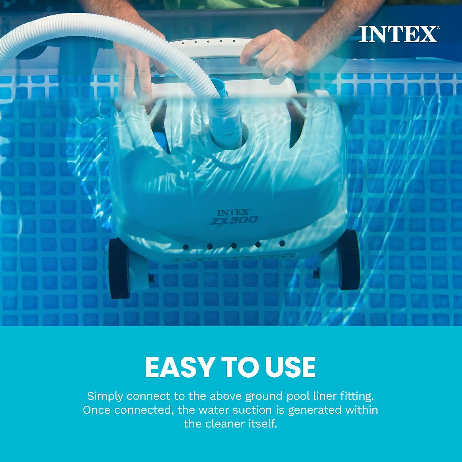 INTEX 26333EH Ultra XTR 20ft x 48in Above Ground Swimming Pool Set with Sand Filter Pump and Deluxe Automatic Vacuum Cleaner