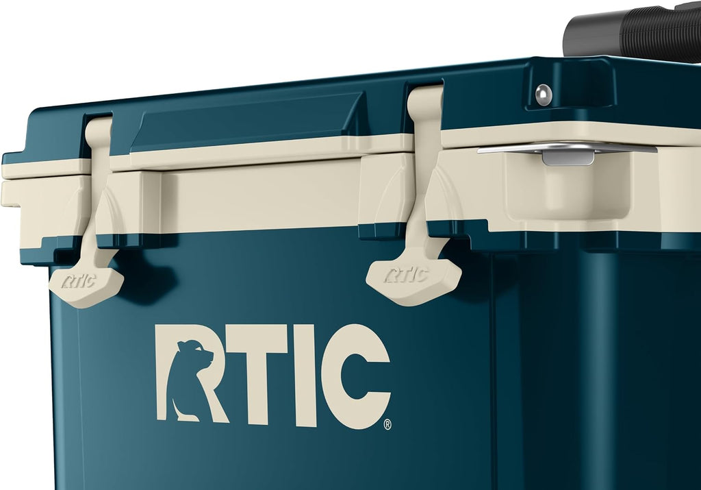 RTIC 22 QT Ultra-Light Wheeled Cooler with Handle, Hard Insulated Portable Ice Chest Box for Beach, Drink, Beverage, Camping, Picnic, Fishing, Boat, Barbecue