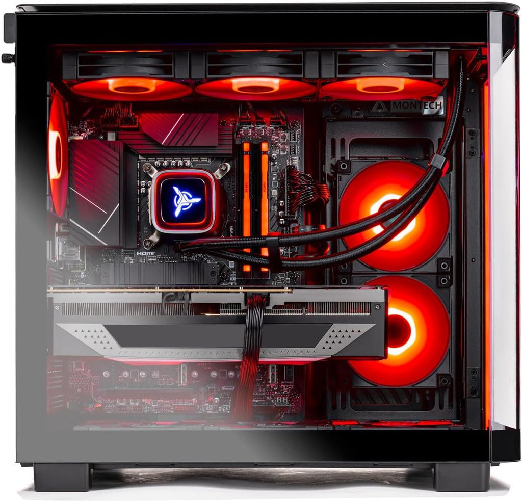 Skytech Gaming King 95 Gaming PC, AMD Ryzen 7 7800X3D 4.2GHz, AMD RX 9070XT 16GB VRAM, 1TB Gen4 NVMe SSD, 32GB DDR5 RAM 5600, 850W Gold ATX 3 PSU, 360 ARGB AIO, WI-FI 5, Windows 11, Desktop