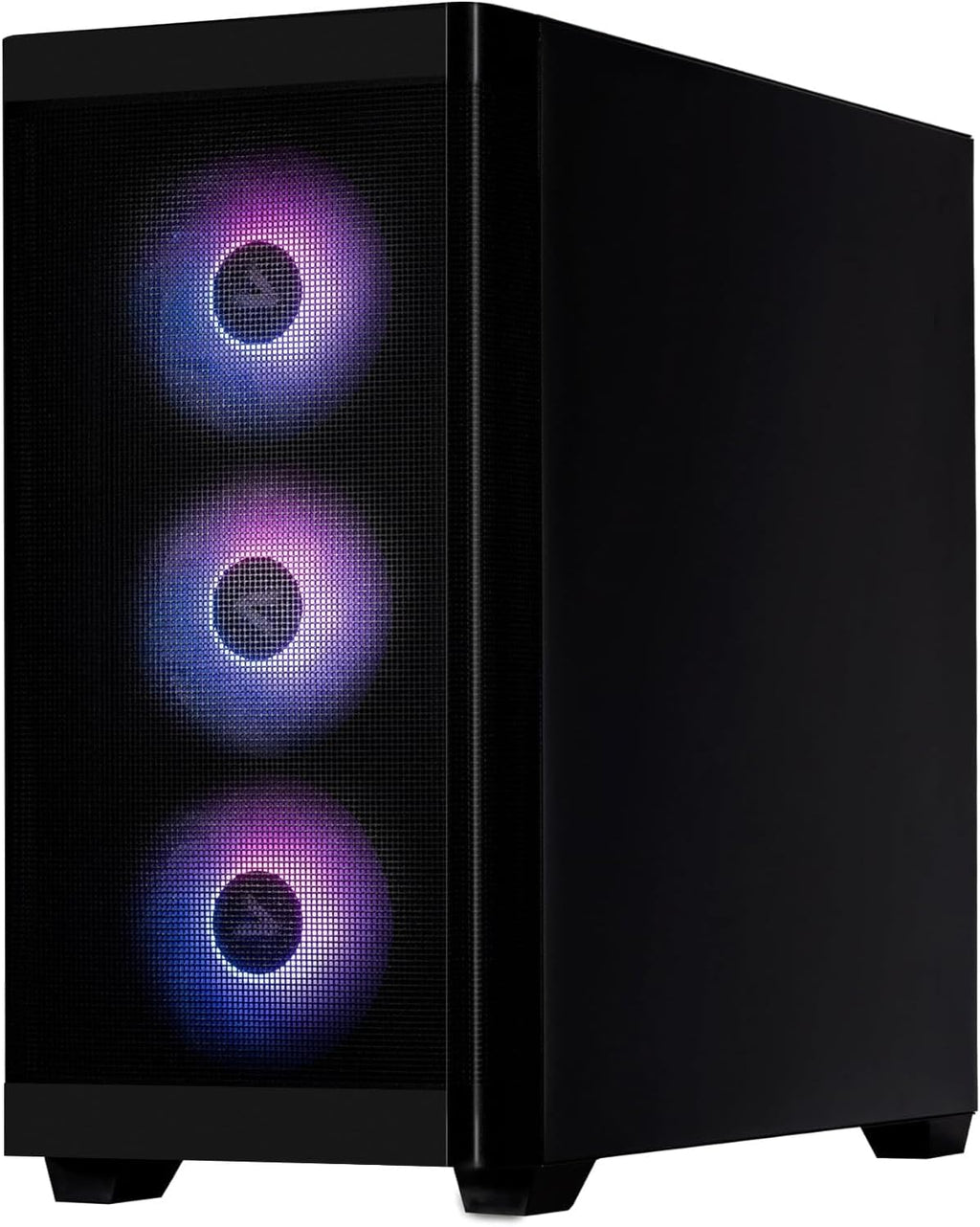 Velztorm Pilum Gaming Desktop PC (AMD Ryzen 7 5700X, GeForce RTX 5060, 16GB DDR4, 1TB PCIe SSD, 120mm AIO, 750W PSU, RJ-45, 1 Display Port, HDMI, Win 11 Home)