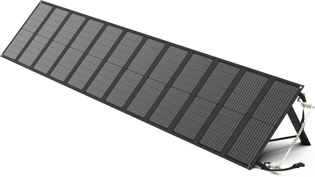 12 Folding Portable Solar Panel, 200W Foldable Solar Panel Charger with Adjustable Kickstand,IP65 Waterproof Solar Panel Kit for Outdoors Camping RVs Home Emergency Off Grid System