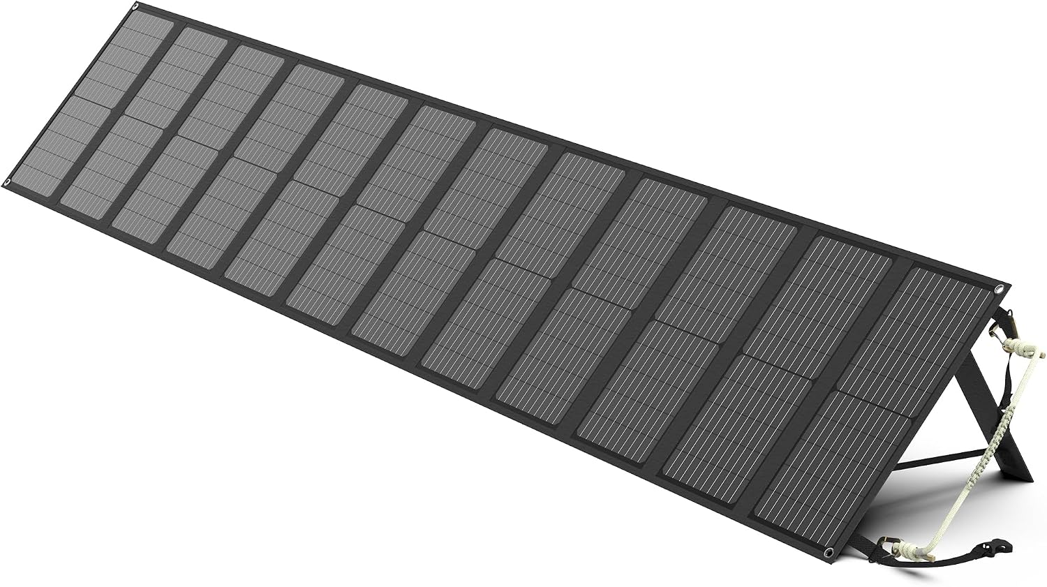 12 Folding Portable Solar Panel, 200W Foldable Solar Panel Charger with Adjustable Kickstand,IP65 Waterproof Solar Panel Kit for Outdoors Camping RVs Home Emergency Off Grid System