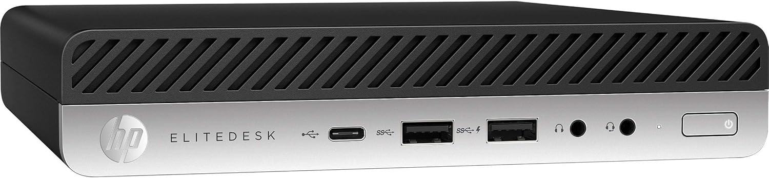 HP Elitedesk 800 G3 High Performance Mini Desktop PC with Core i7-6700 3.4GHz-4.0GHz Processor, 8GB DDR4 RAM, 256GB SSD, USB WiFi+BT, Keyboard and Mouse, Windows 11 Pro (Renewed)