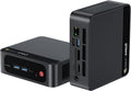 Beelink SER5 PRO Mini PC, AMD Ryzen 5 5625U Up to 4.3GHz 6C/12T,16GB RAM 500GB SSD, DP+ HDMI+ Type-C Triple Display, 2.5G LAN, WiFi 6 BT5.2, W-11 Pro Mini Computer