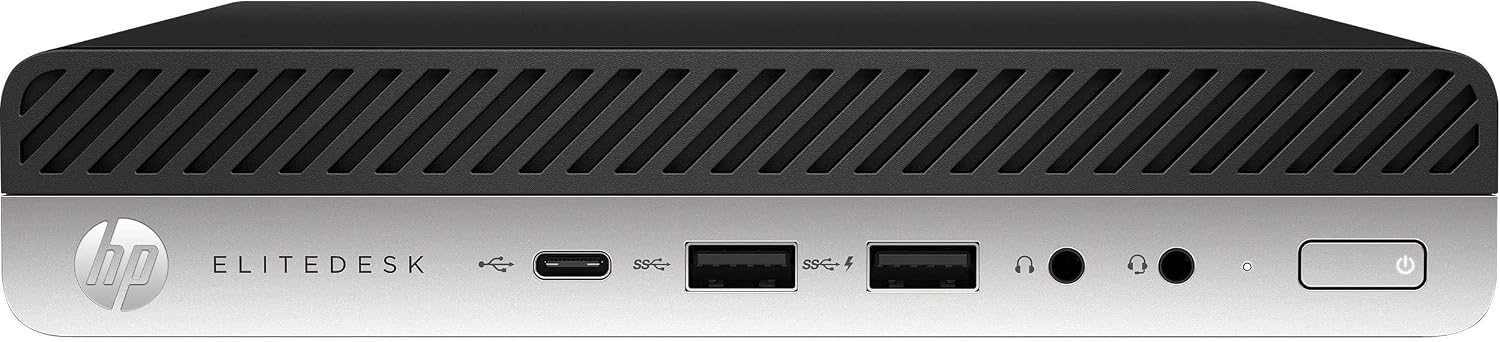 HP Elitedesk 800 G3 High Performance Mini Desktop PC with Core i7-6700 3.4GHz-4.0GHz Processor, 8GB DDR4 RAM, 256GB SSD, USB WiFi+BT, Keyboard and Mouse, Windows 11 Pro (Renewed)