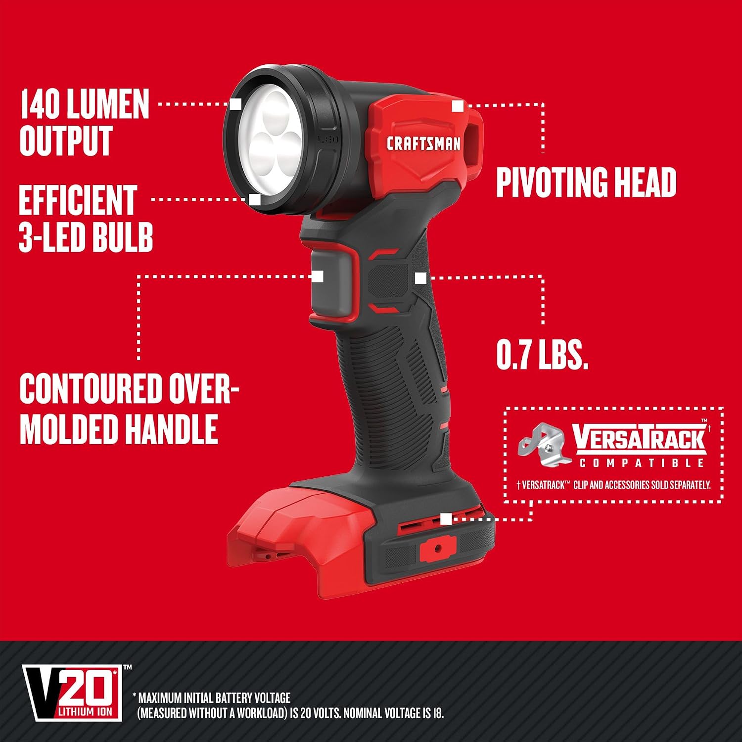 CRAFTSMAN V20 Cordless 6-Tool Power Tool Combo Kit with 2 Batteries and Charger (CMCK600D2)
