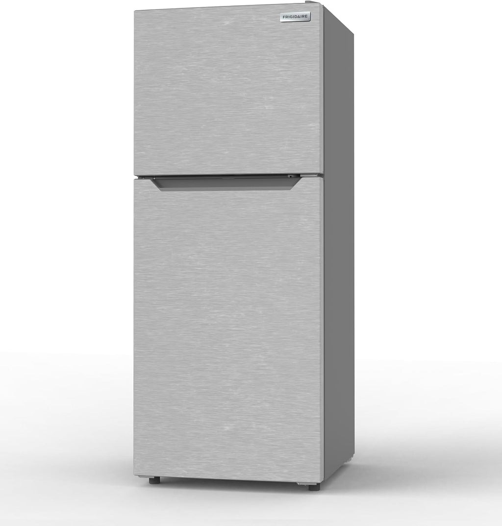 Frigidaire, Frost Free Top Mount 2 Door Apartment Size Refrigerator with Freezer, 10 CU FT