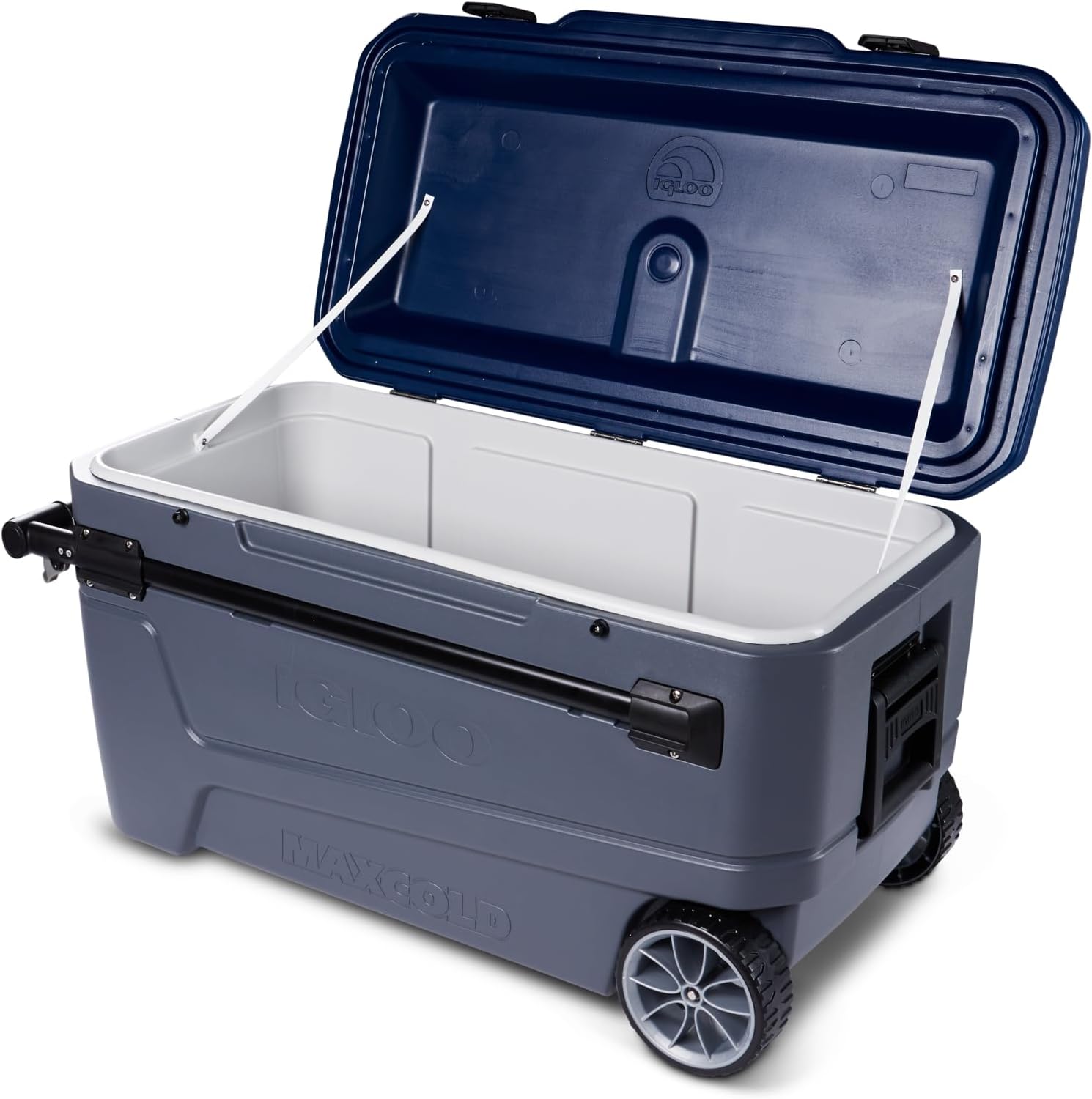 Igloo Maxcold Glide 110Qt Wheeled Cooler | Insulated Hard Shell Ice Chest