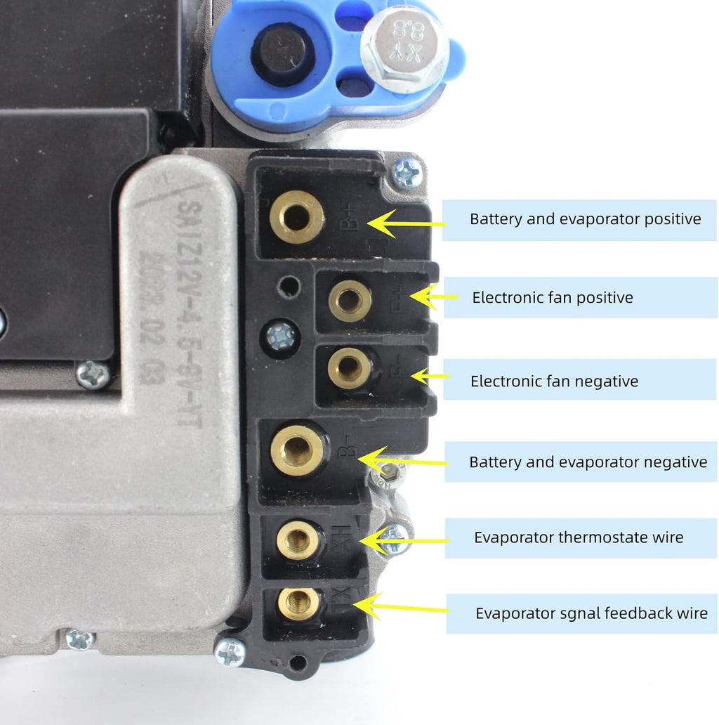 Automotive Air Conditioner Compressor, Air Conditioner System DC Electric Compressor, New Energy Air Conditioner Battery Powered Integrated Compressor DIY Modification (24V)