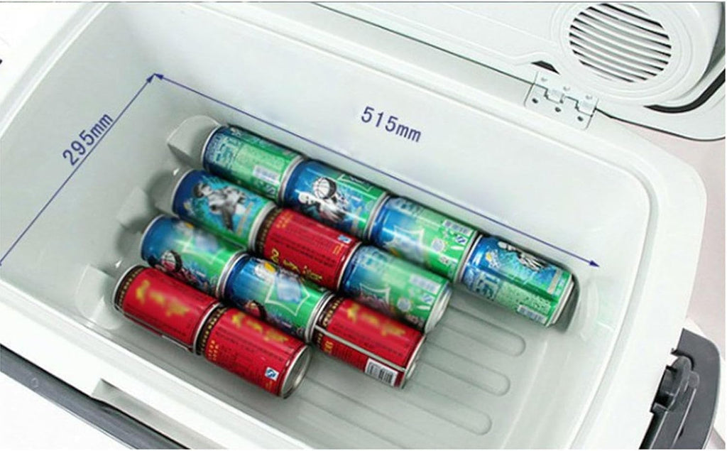 Car Refrigerator Mini Fridge Electric Cooler and Warmer 12 V DC Cable & 110/240V AC Car Refrigerator 45 Liter Capacity for Skincare, Beverage, Food, Home, Office and Car