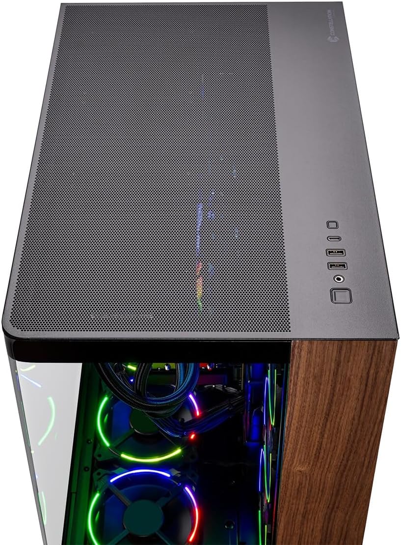 Skytech Gaming Prism 4 Desktop PC, Ryzen 9 9900X3D 4.4 GHz (5.5GHz), AMD RX 9070XT 16GB, X670 Board, 2TB Gen4 NVMe SSD, 32GB DDR5 RAM 6000 RGB, 1000W Gold PSU, 360mm ARGB AIO, Wi-Fi, Win 11