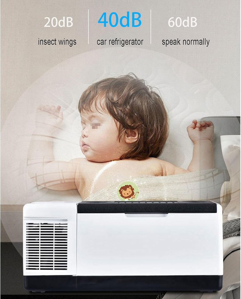 Car Refrigerator, Outdoor Compressor Car Refrigerator Portable Freezer Fridge 12V/24/V Electric Coolers for Truck Van RV Camper SUV Travel Camping Road Trips