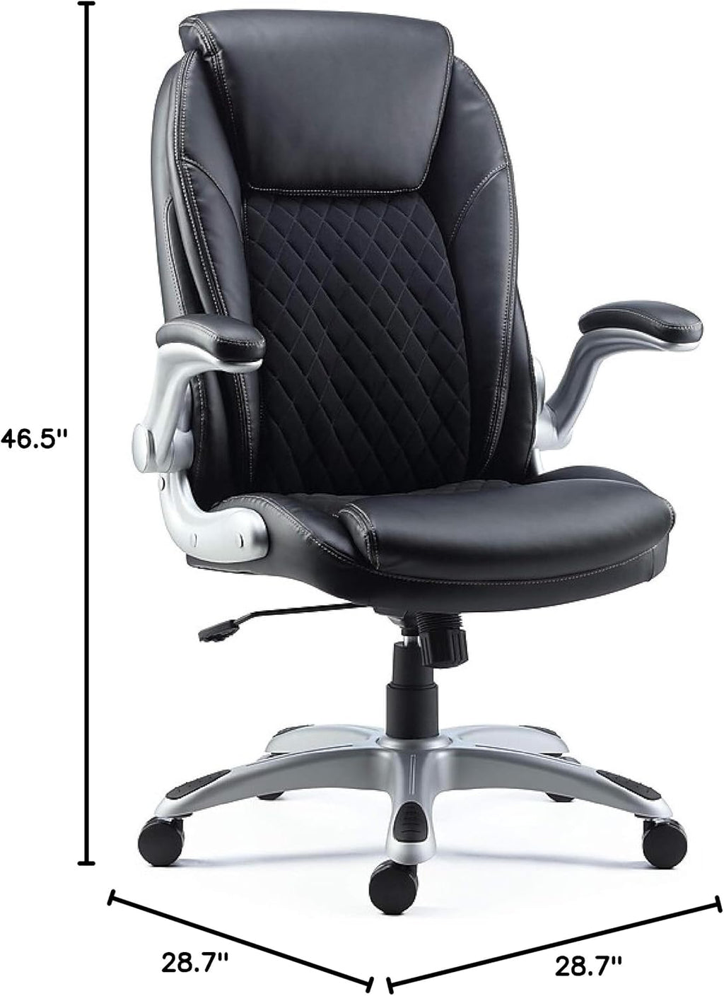 STAPLES Sorina Bonded Leather Chair - Adjustable Office Chair with Plush Padding, Provides Lumbar, Arm and Head Support, Perfect Desk Chair for The Modern Office