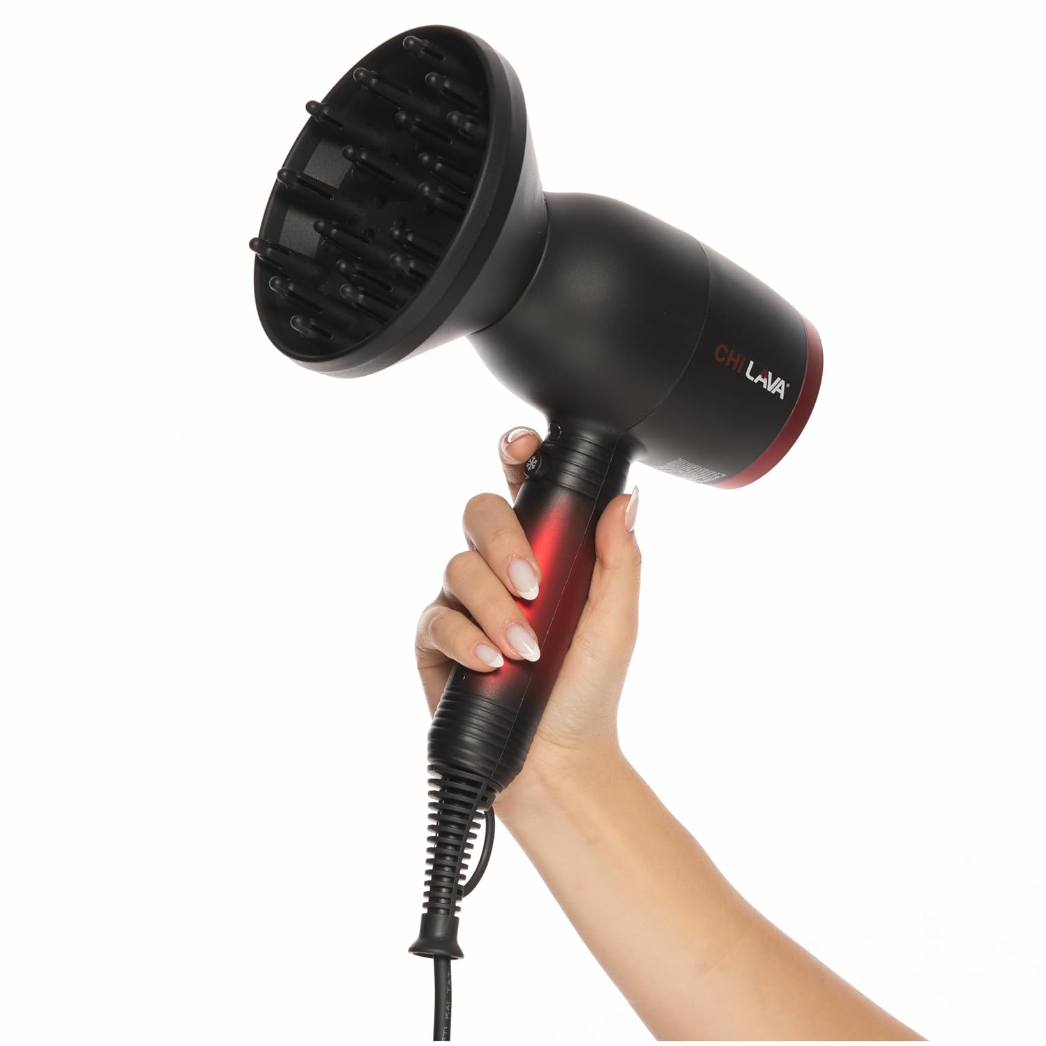 CHI Lava Hair Dryer, Blow Dryer for Smooth, Shiny Results, Lower-Temperature Styling for Less Damage, Reduces Frizz