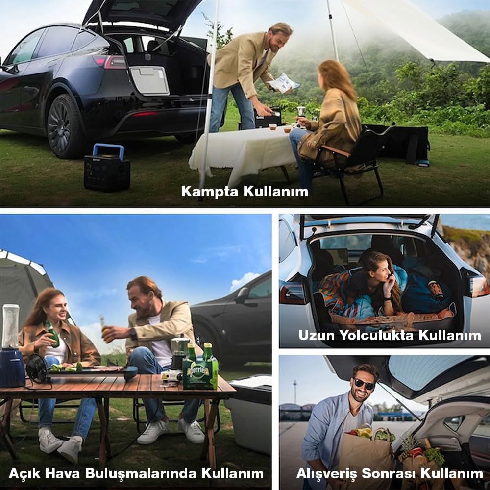 ACOPOWER 12 Volt Car Refrigerator for Tesla Model Y,Tesfridge 35QT Electric Cooler, 12V Fridge APP Control, Portable Freezer Compressor Cooler,-4°F to 68°F,for Outdoor,Travel,Camping, Picnic