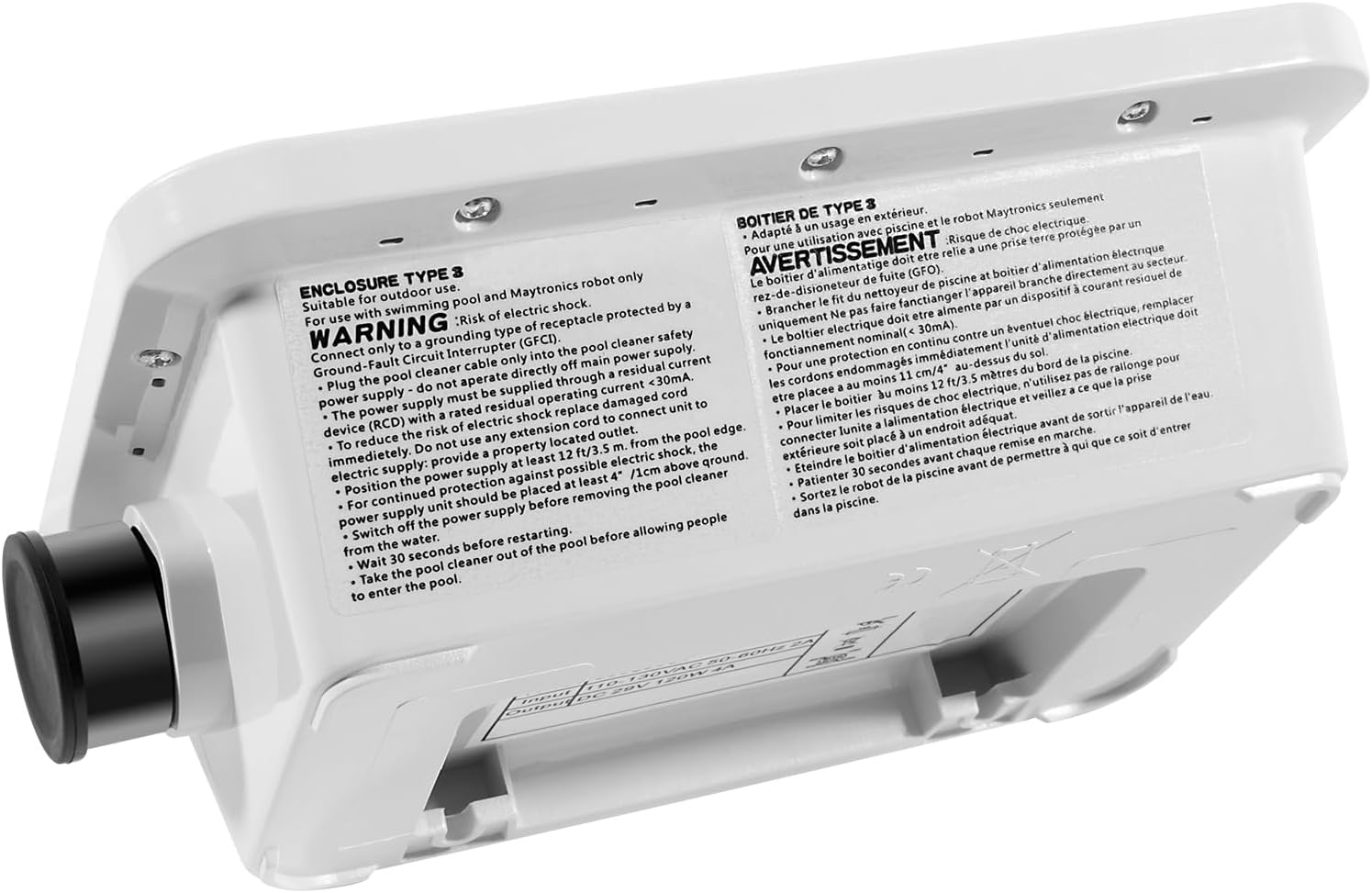 99956034 Power Supply Replacement for Dolphin Active 10,E10,E20,Cayman,Echo,Encore,Escape,S50,Saturn,Solo,T15,Premium 10/20,Prowler 910 Robotic Pool Cleaner, 99956034US-ASSY, W/ 5898412LF Power Cord
