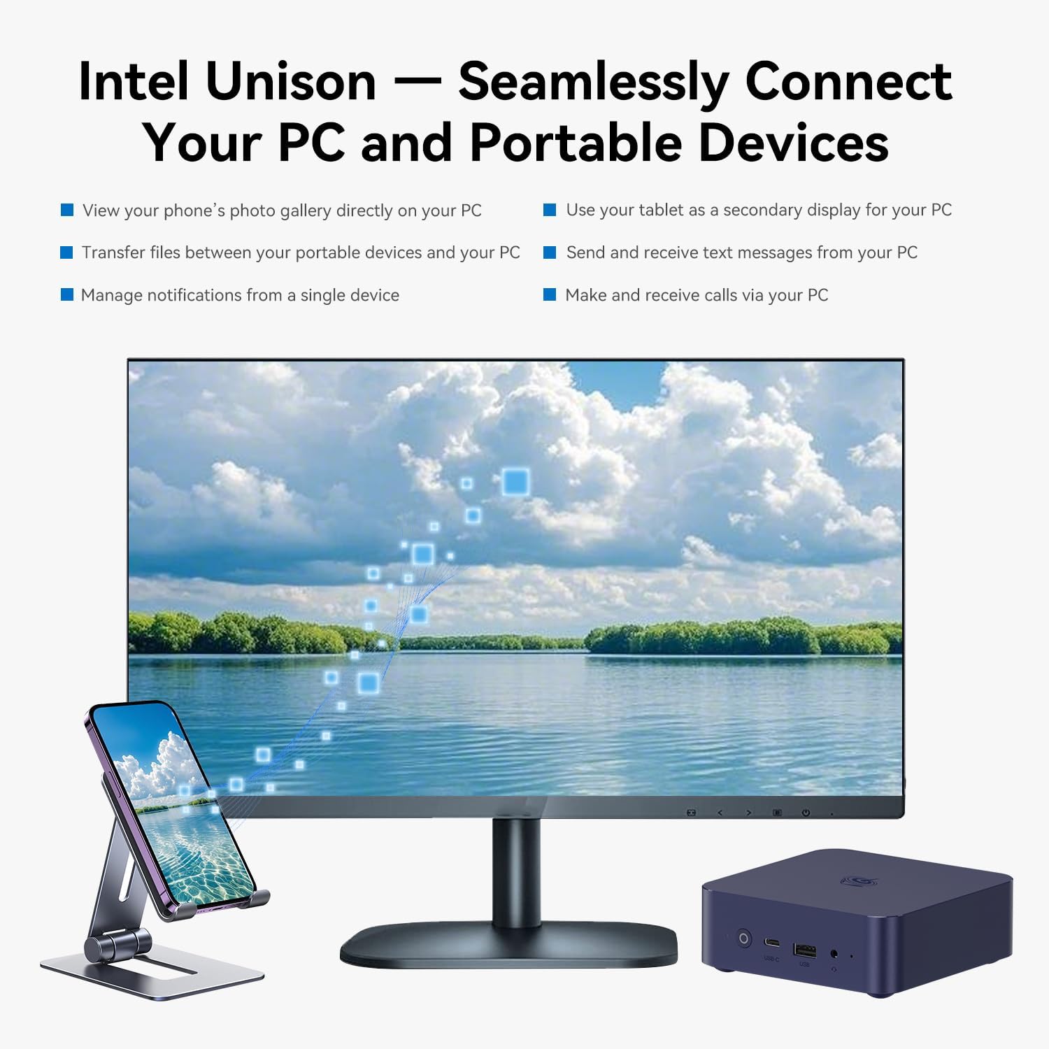 Beelink EQmini Mini PC, Intel Twin Lake N150 12G LPDDR5 500G SSD Mini Computer, WIFI6/BT5.2/1000M LAN Small PC Support Dual-Screen Display, Built-in Power Supply for Office/Home Theater/Education