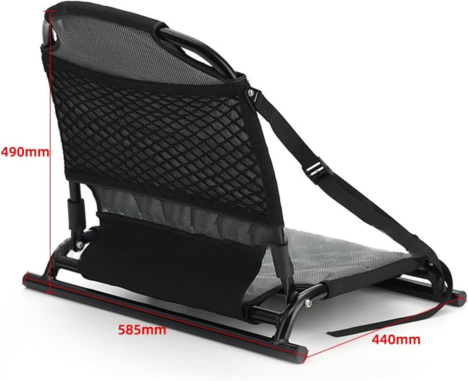 Colaxi Kayak Seat with Backrest Support Versatile Replacement Portable Foldable Fishing Seat