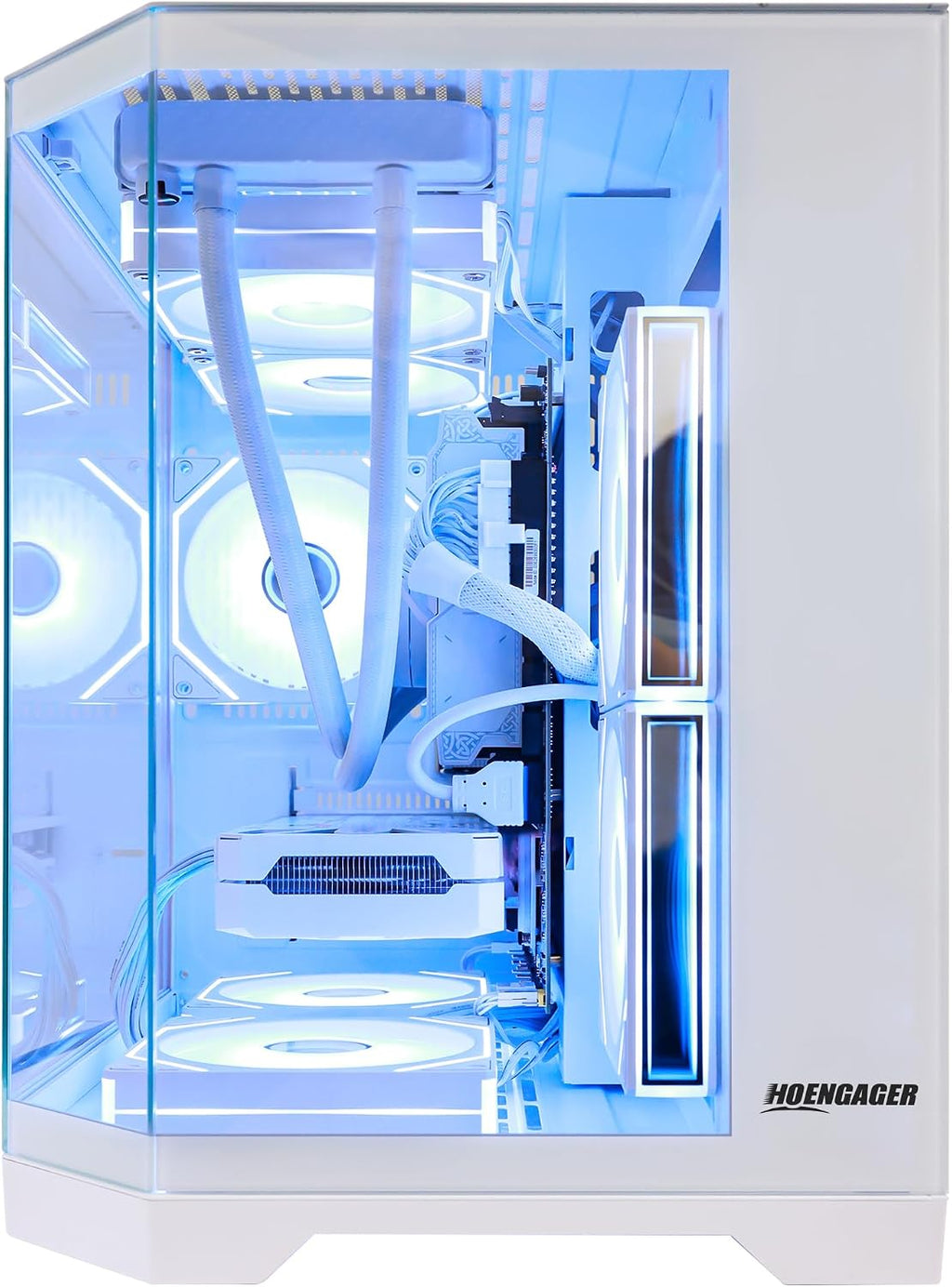 Ocean of Stars AI-Optimized Gaming PC -AMD Ryzen 7 7800X3D 4.2 GHz, RTX 5060 8G, 32GB DDR5 RAM 6000MHz, 1TB PCIe SSD, 11AC WiFi,Windows 11 64-bit -White