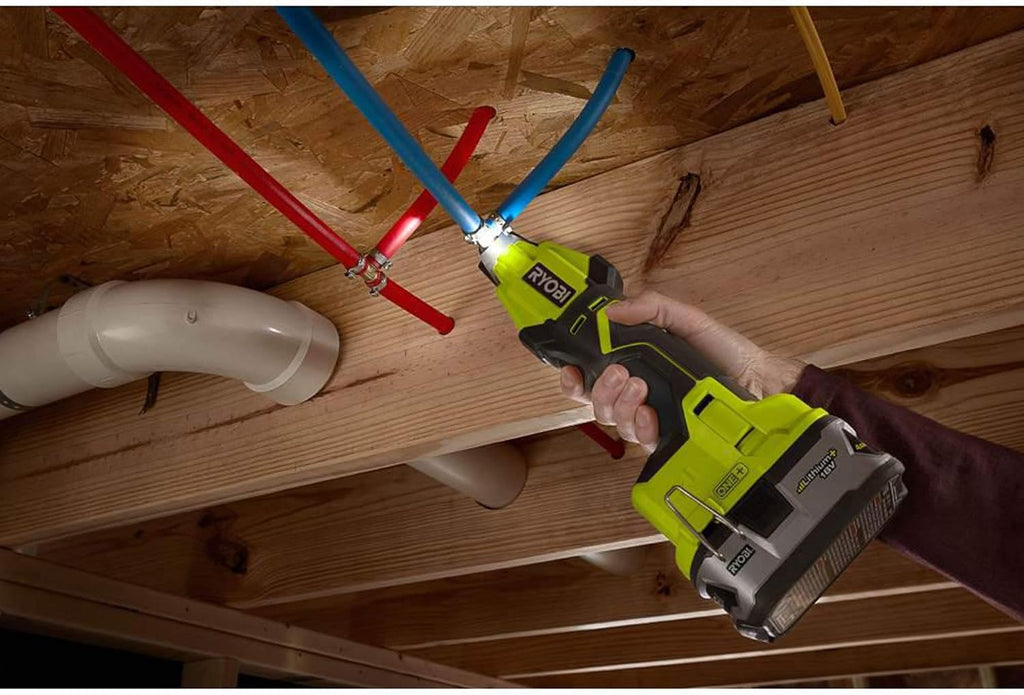 RYOBI ONEAND 18V Lithium-ION Cordless PEX TUBING CLAMP Tool Tool ONLY P660