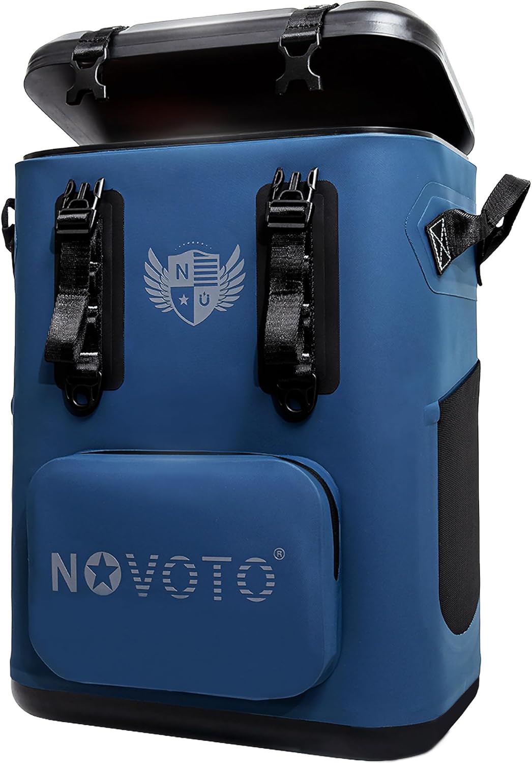 30 Can Magnetic Backpack Cooler, Zipperless Soft Cooler Backpack with Wide-Mouth Magnetic Lid, Leakproof Insulated Soft Sided Cooler for Beach, Fishing, Tailgating & Kayak